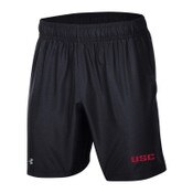 USC Trojans Men's Under Armour Black Woven 7" Short